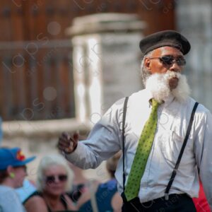 Cuban man with white beard and mustache