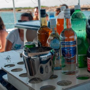 Drinks to be had at the yacht bar