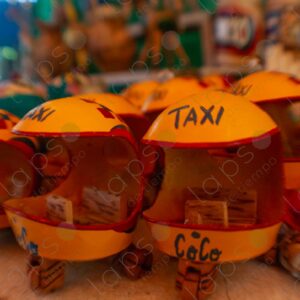 Handcrafted coco taxis