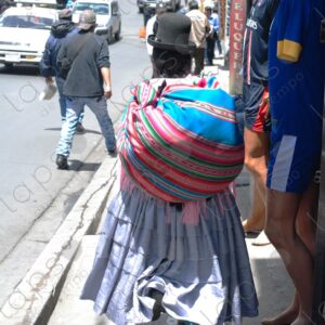 Tipical bolivian woman