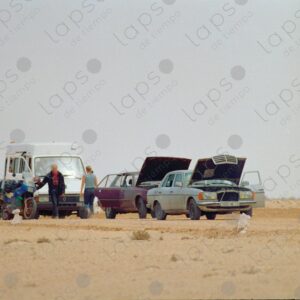 Caravan stopped on the Moroccan highway 2