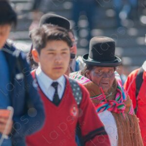 Old Bolivian woman