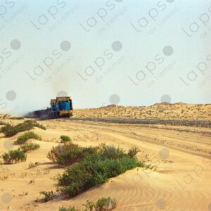 Iron Ore Train in Western Sahara desert 1