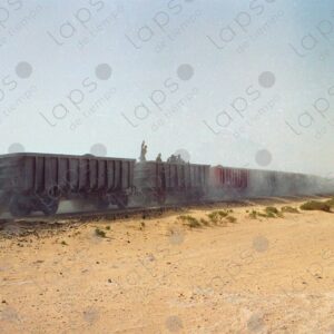 Iron Ore Train in Western Sahara desert 5