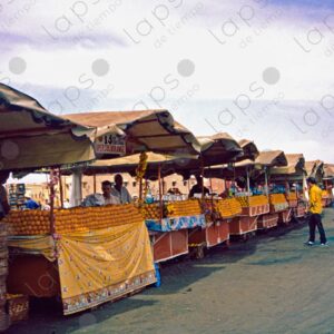 Orange Juice Vendors in Jemaa el Fna Marrakech