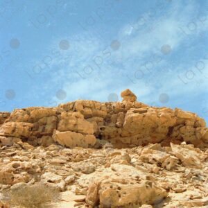Rock formations in the Western Sahara Desert