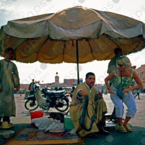 Snake Charmer at Jemaa el Fna Square Marrakech