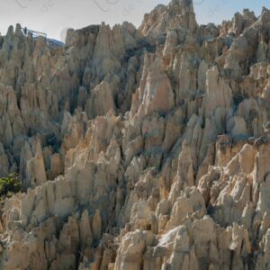 The Moon Valley in La Paz, Bolivia