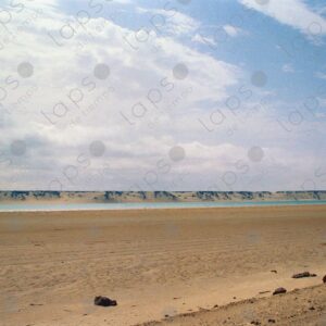 View from the car Dakhla coast in Morocco 3