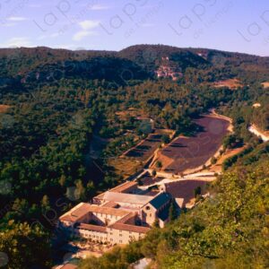 Aerial view of Abbey of Sénanque