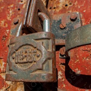 Padlock on Door