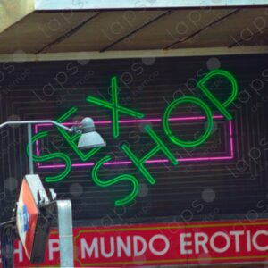 Barcelona sex shop sign