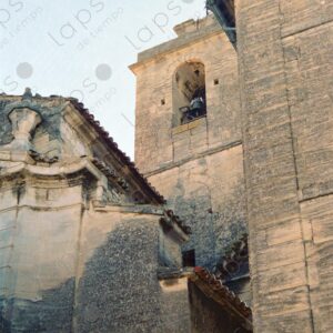 Bell tower of the town of Dentelles de Montmirail