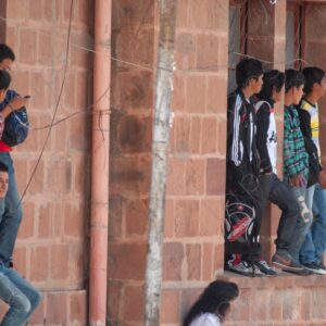 Bolivian People watching