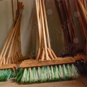 Brooms made from recycled materials