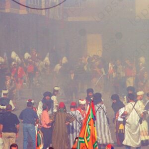 Caudete Festival clash between Moors and Christians smoke 3