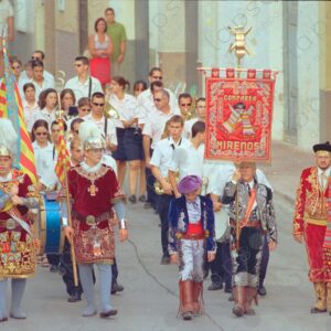 Caudete Festival parade of Spanish comparsas