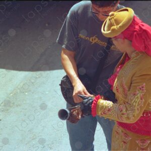 Caudete Festival woman with blunderbuss