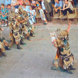 Caudete Festivals parades men dressed as warriors 3