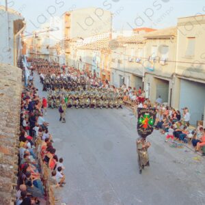 Caudete festivities parades streets warrior groups seated neighbors 1