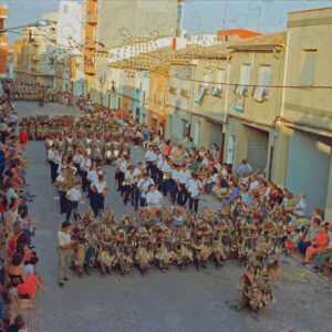Caudete festivities parades warriors seated neighbors 2