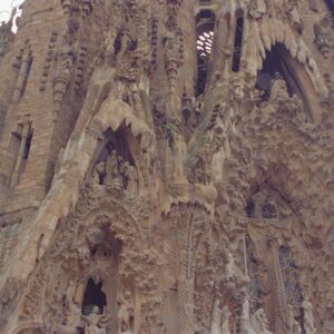 Coronation of Mary and Portal of Charity, northeast facade, Sagrada Familia 2