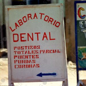 Dental service sign