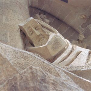 Detail of San Pedro, Sagrada Familia, Barcelona