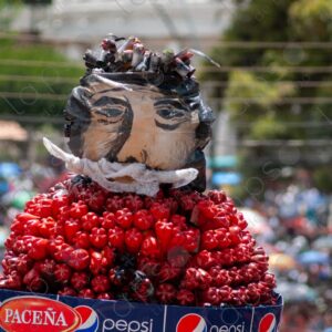 Detail of a cart with plastic bottles 2