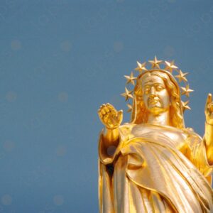 Detail of the golden virgin of Avignon 2