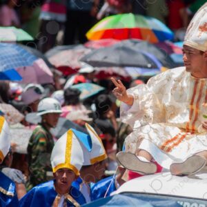 Dressed as a Bishop in Carnival Parade Sucre Bolivia 1