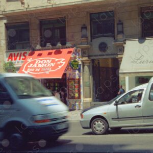 Facade of Don Jamón, tapas restaurant, Madrid 1