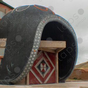 Facade with Entrance Giant Tarabuco Helmet 1
