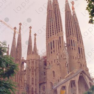 General view of the Basilica of the Sagrada Familia in Barcelona