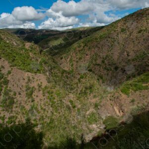 Green hillsides