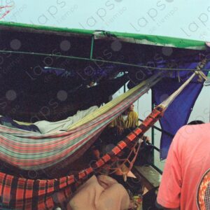 Hammocks and passengers on the ship 1