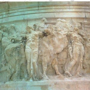 Il Vittoriano Detail in Piazza Venezia Rome Italy 1