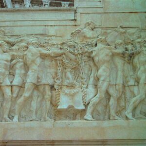 Il Vittoriano Detail in Piazza Venezia, Rome, Italy