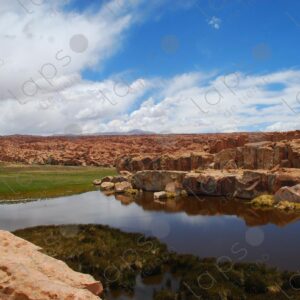 Lagoon in the Valley of the Rocks