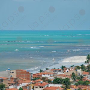 Landscape horizon turquoise sea