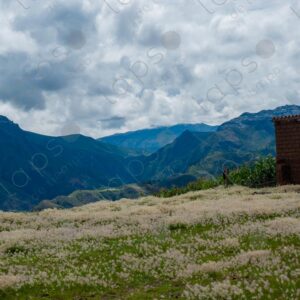 Landscape of Hills Clouds