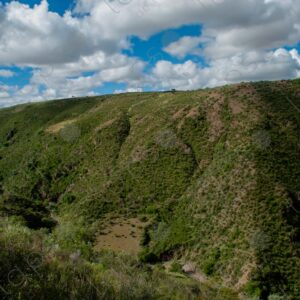 Landscape of Hills and Clouds 2