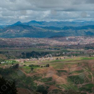 Landscape of Sucre City Among Hills and Clouds 1