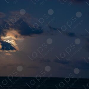 Landscape with the moon