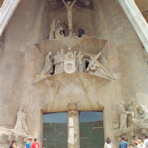 Left Facade of the Gospel Door of the Sagrada Familia 3