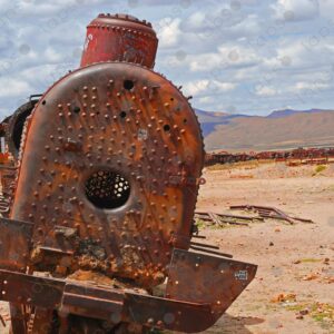 Locomotive in the Train Cemetery 1