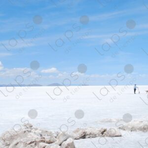 man alone in Salar