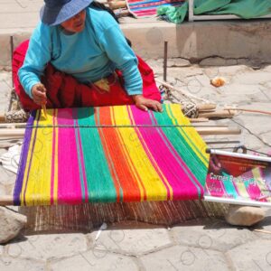 Loom colors yellow fuchsia green orange weaver works 1