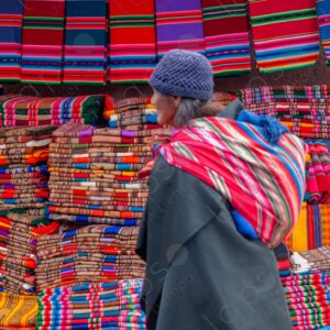 Many Industrial Aguayos in Various Colors