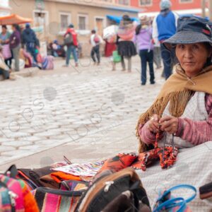 Mrs. Guillermina Bolivian Vendor of Textiles and Aguayos 4